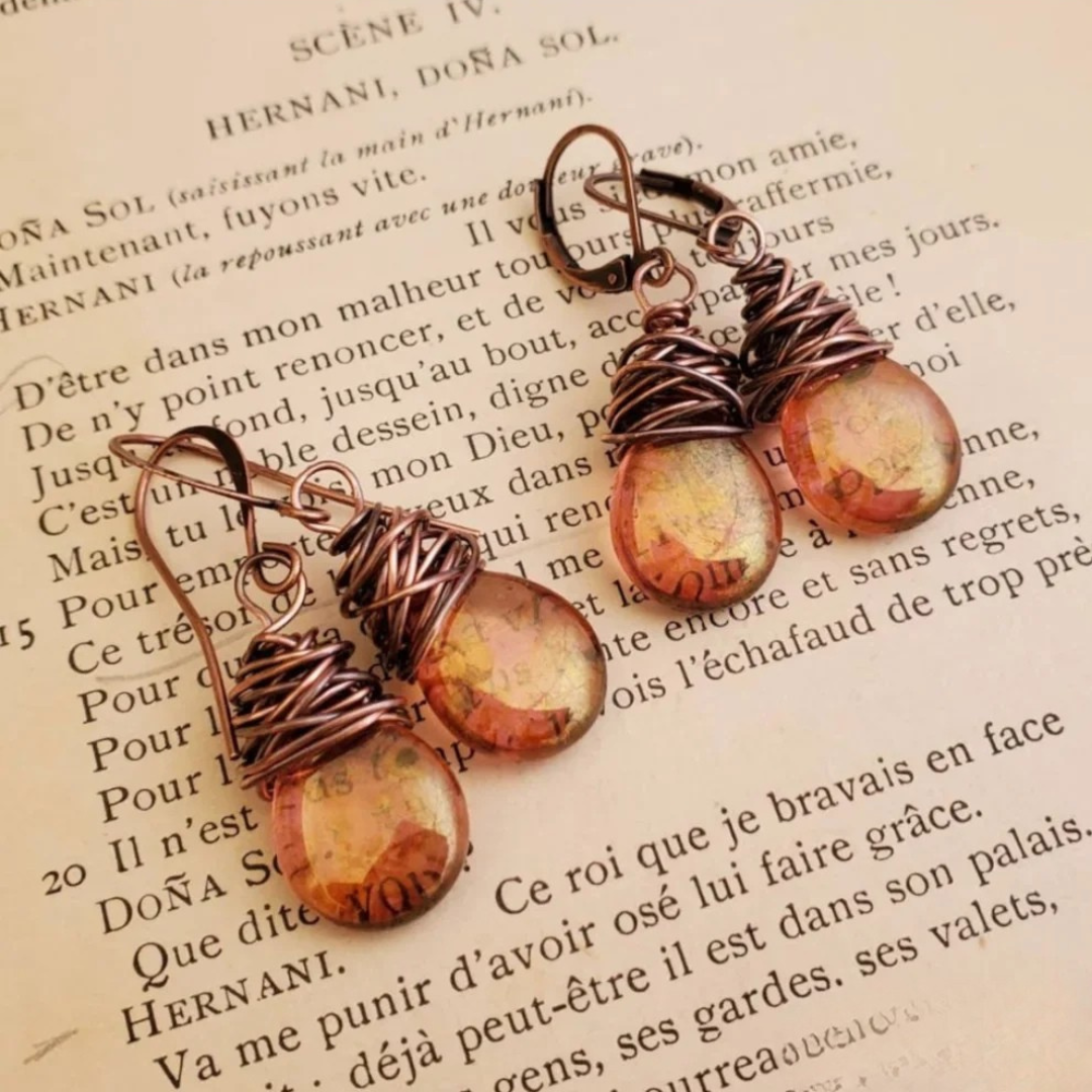 Boucles d'Oreilles Boho Firefly