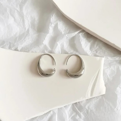 Boucles d'oreilles en or et en argent de luxe