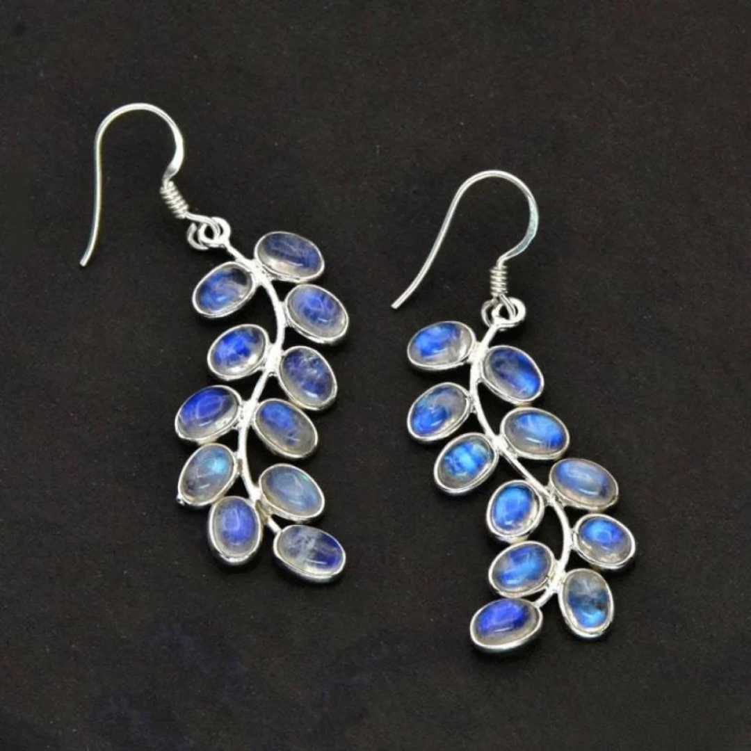 Boucles d'oreilles en Pierre de Lune