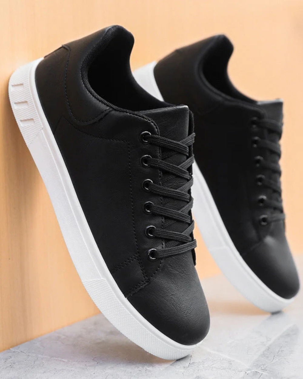 Baskets en Cuir Classiques Corrado