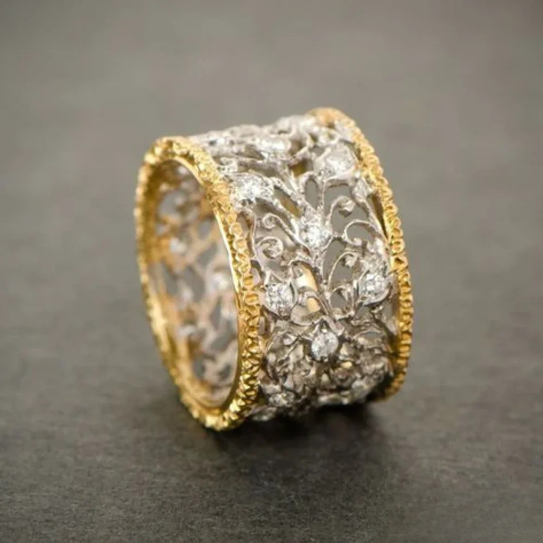 Bague Vintage en Zirkonia Ivy
