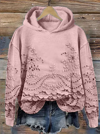 Amélie - Sweat À Capuche Floral