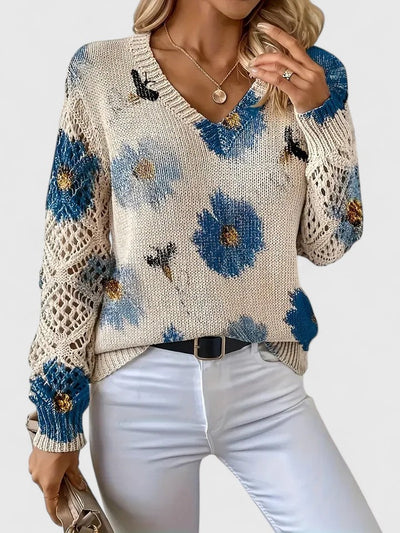 Aurélie - Cardigan Floral Léger
