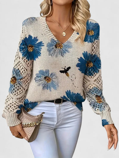 Aurélie - Cardigan Floral Léger