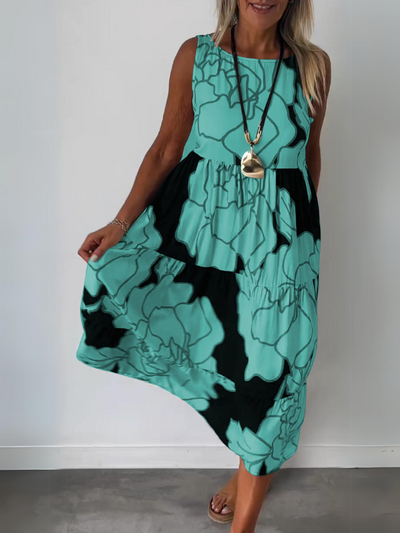 Camille - Robe Élégante Sans Manches