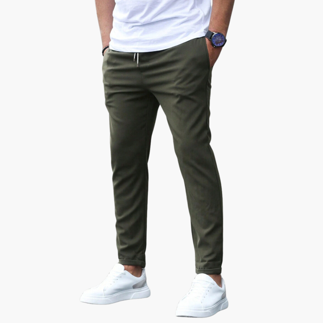 VINCENZO | PANTALON ÉLÉGANT AVEC ÉLASTIQUE