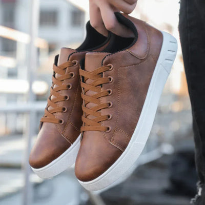 Baskets en Cuir Classiques Corrado