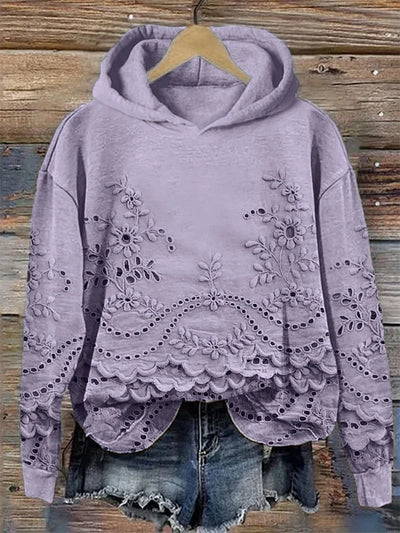 Amélie - Sweat À Capuche Floral