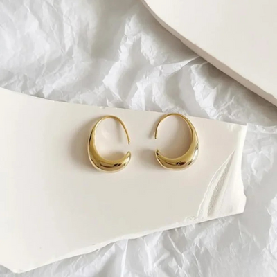 Boucles d'oreilles en or et en argent de luxe