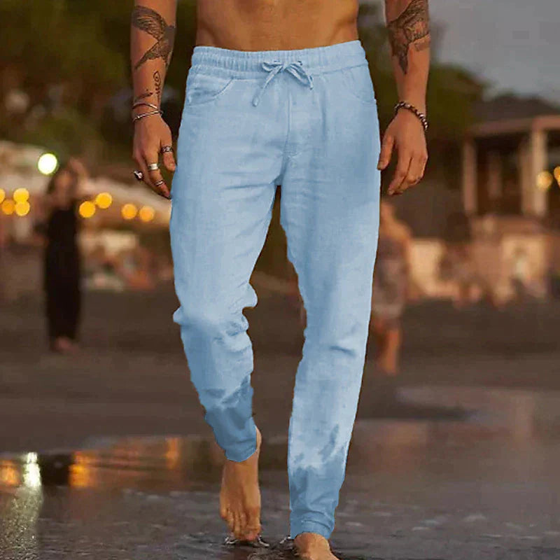 ROSSI ROMA | PANTALONS DE PLAGE EN LIN