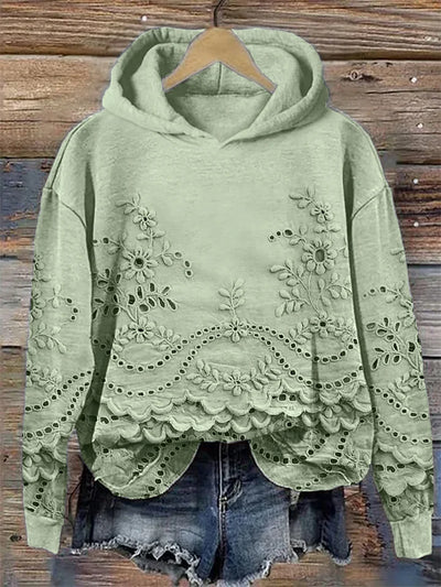 Amélie - Sweat À Capuche Floral