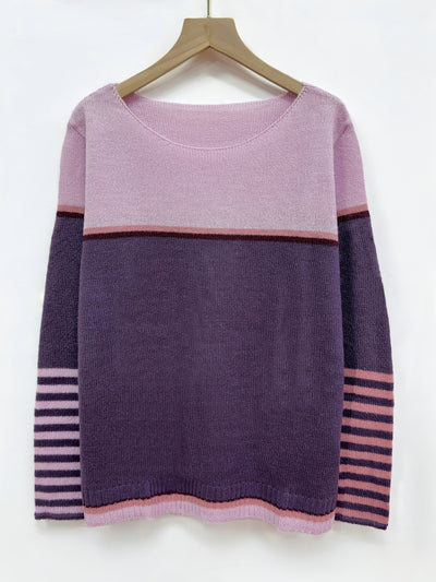 Katharina – Pull Rayé à Manches Longues
