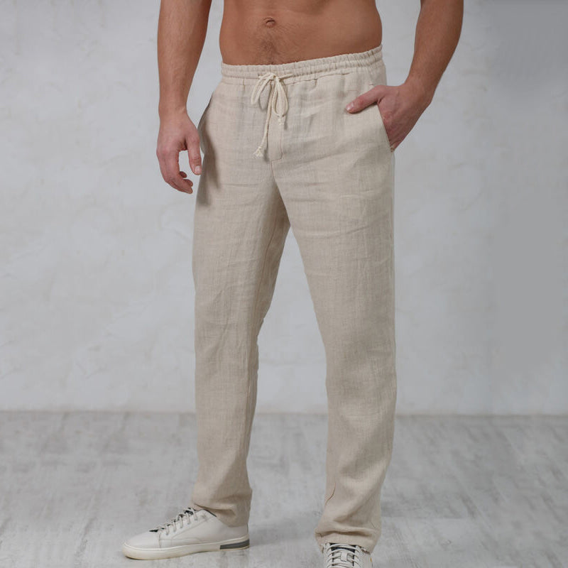 GIORGIO | PANTALON EN LIN LÉGER POUR HOMME