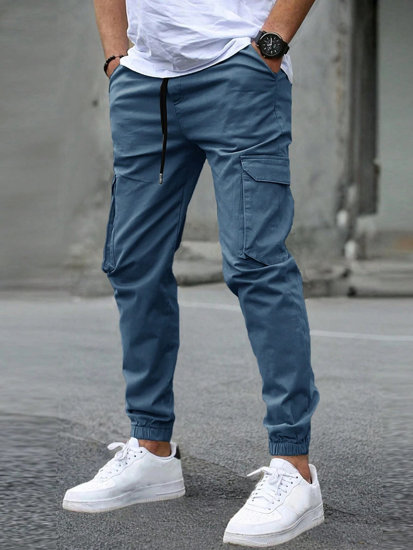DAVIDE | PANTALONS CARGO JOGGER POUR HOMMES