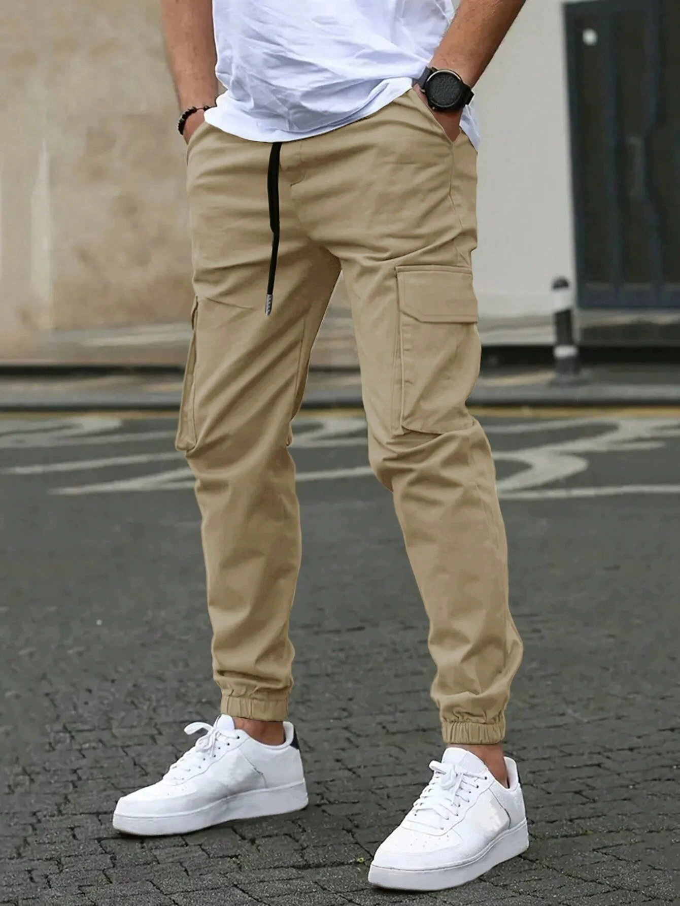 DAVIDE | PANTALONS CARGO JOGGER POUR HOMMES