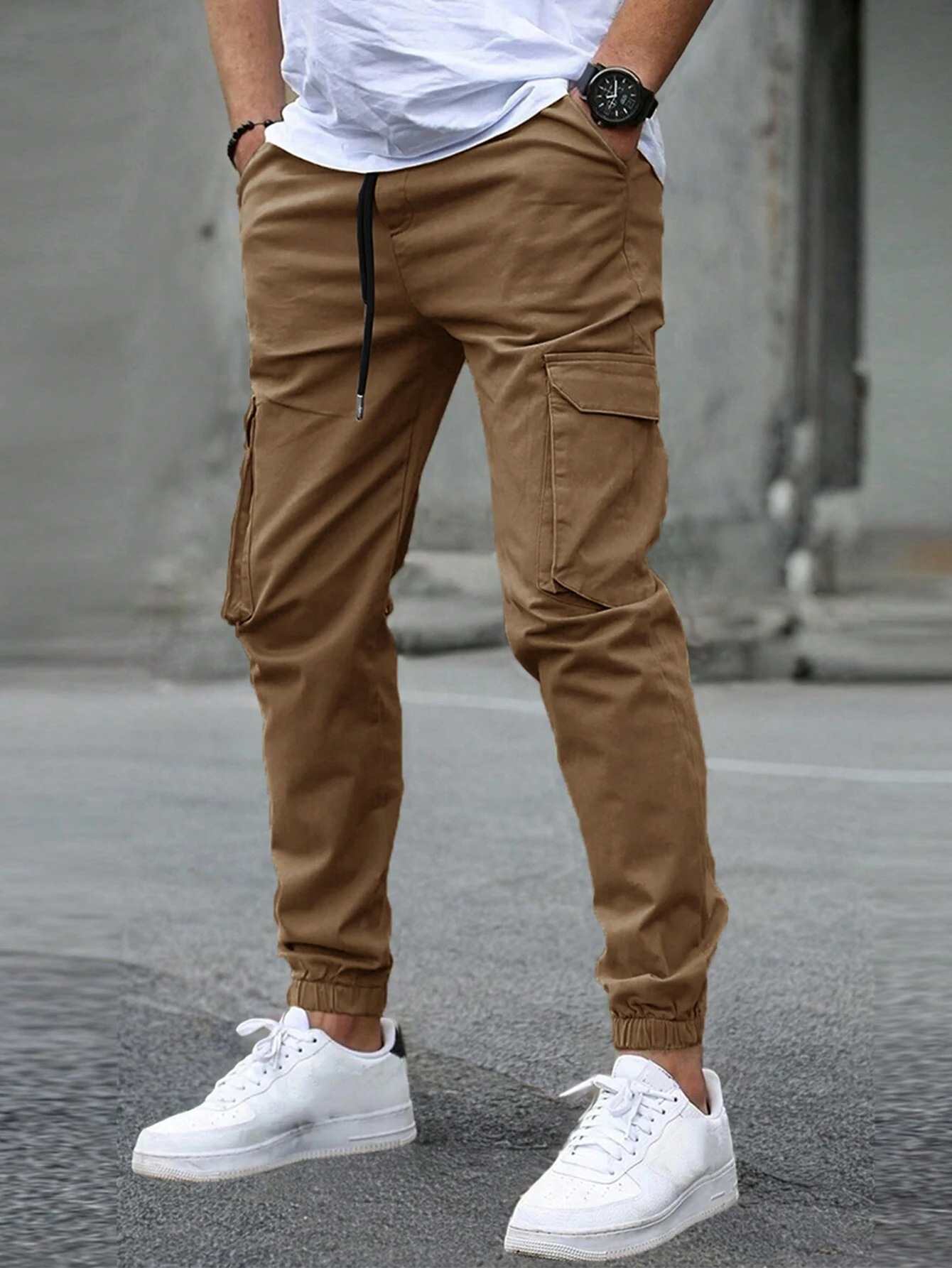 DAVIDE | PANTALONS CARGO JOGGER POUR HOMMES