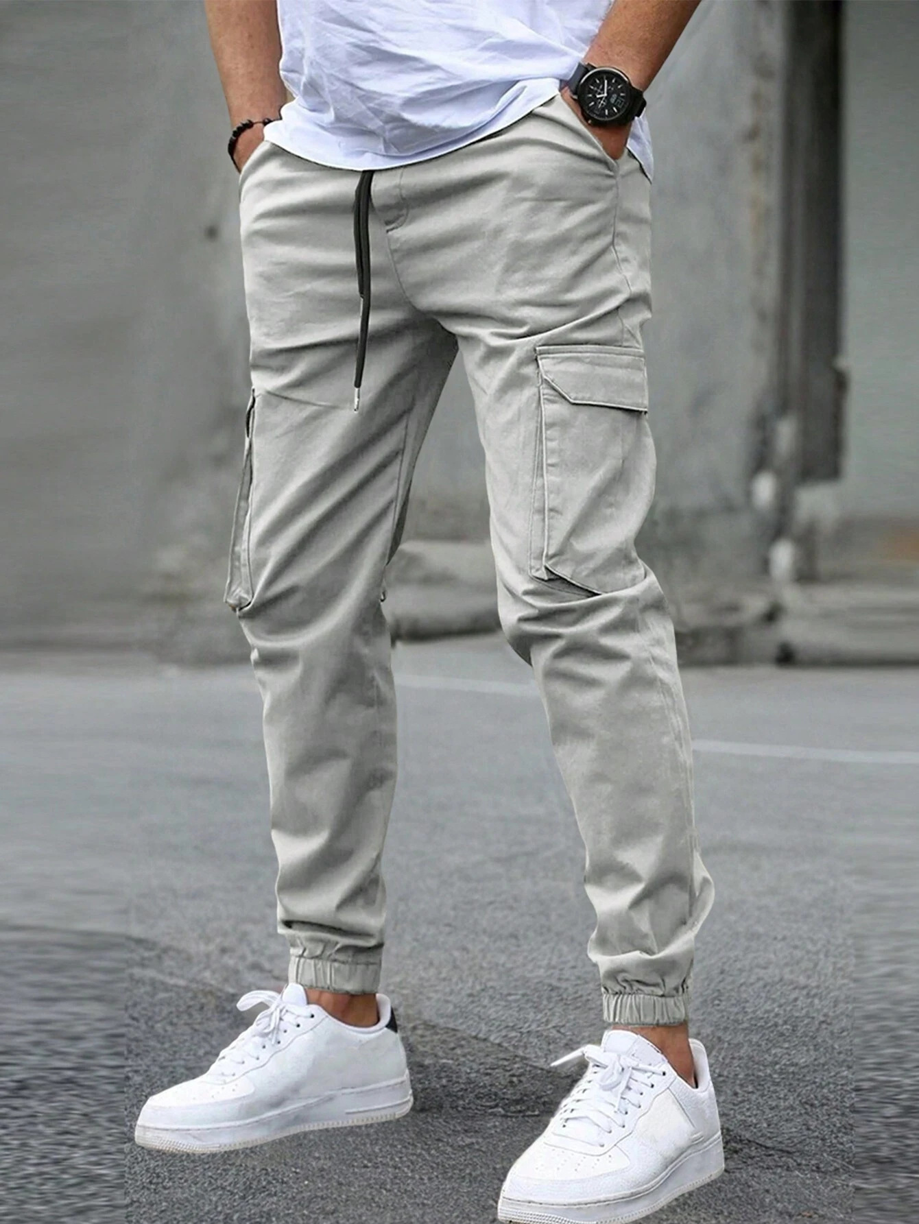 DAVIDE | PANTALONS CARGO JOGGER POUR HOMMES