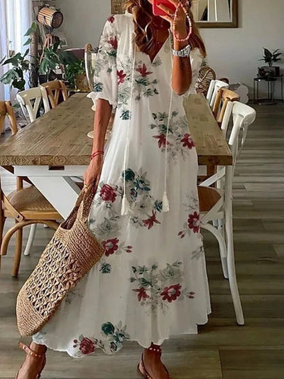 Colette - Robe Bohème Fluide